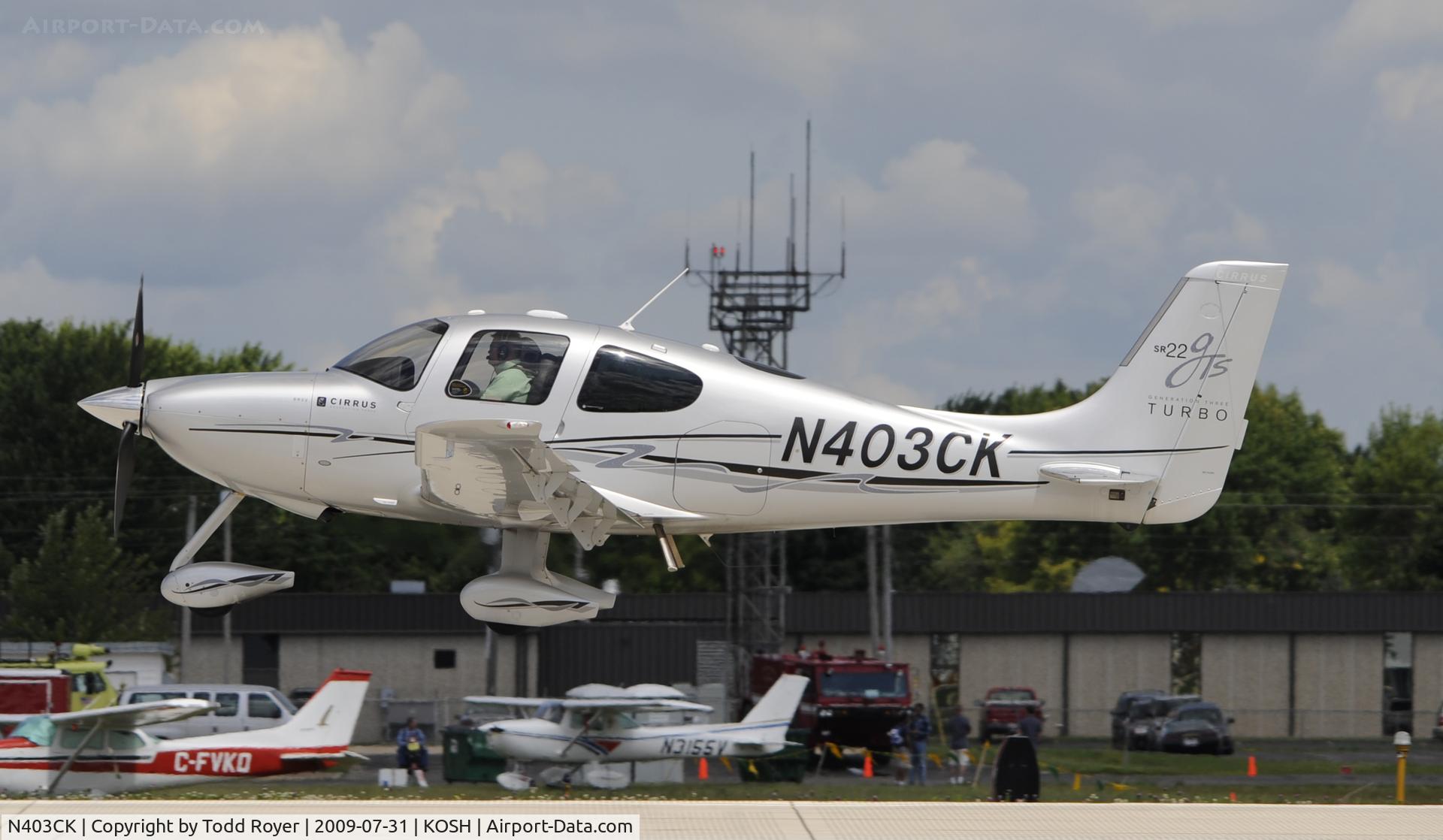 N403CK, 2009 Cirrus SR22 GTS Turbo C/N 3403, EAA AIRVENTURE 2009