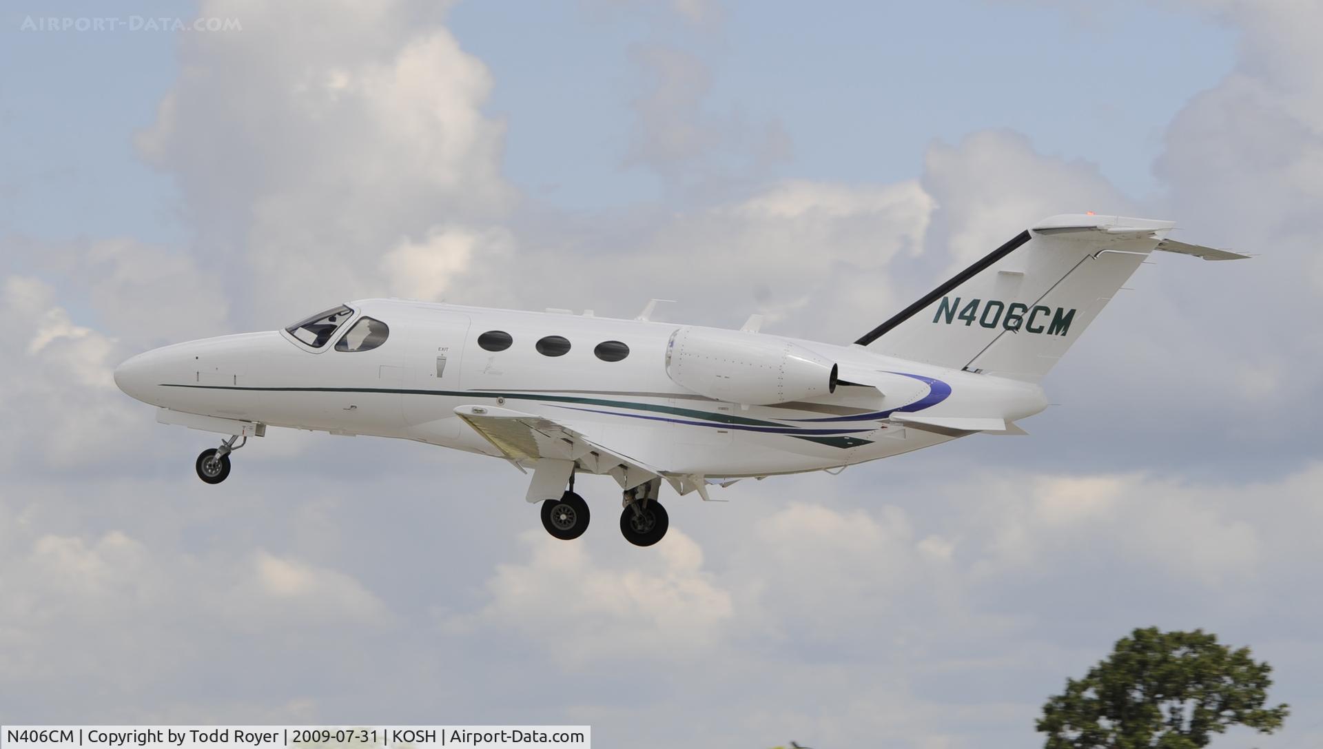 N406CM, 2007 Cessna 510 Citation Mustang Citation Mustang C/N 510-0015, EAA AIRVENTURE 2009