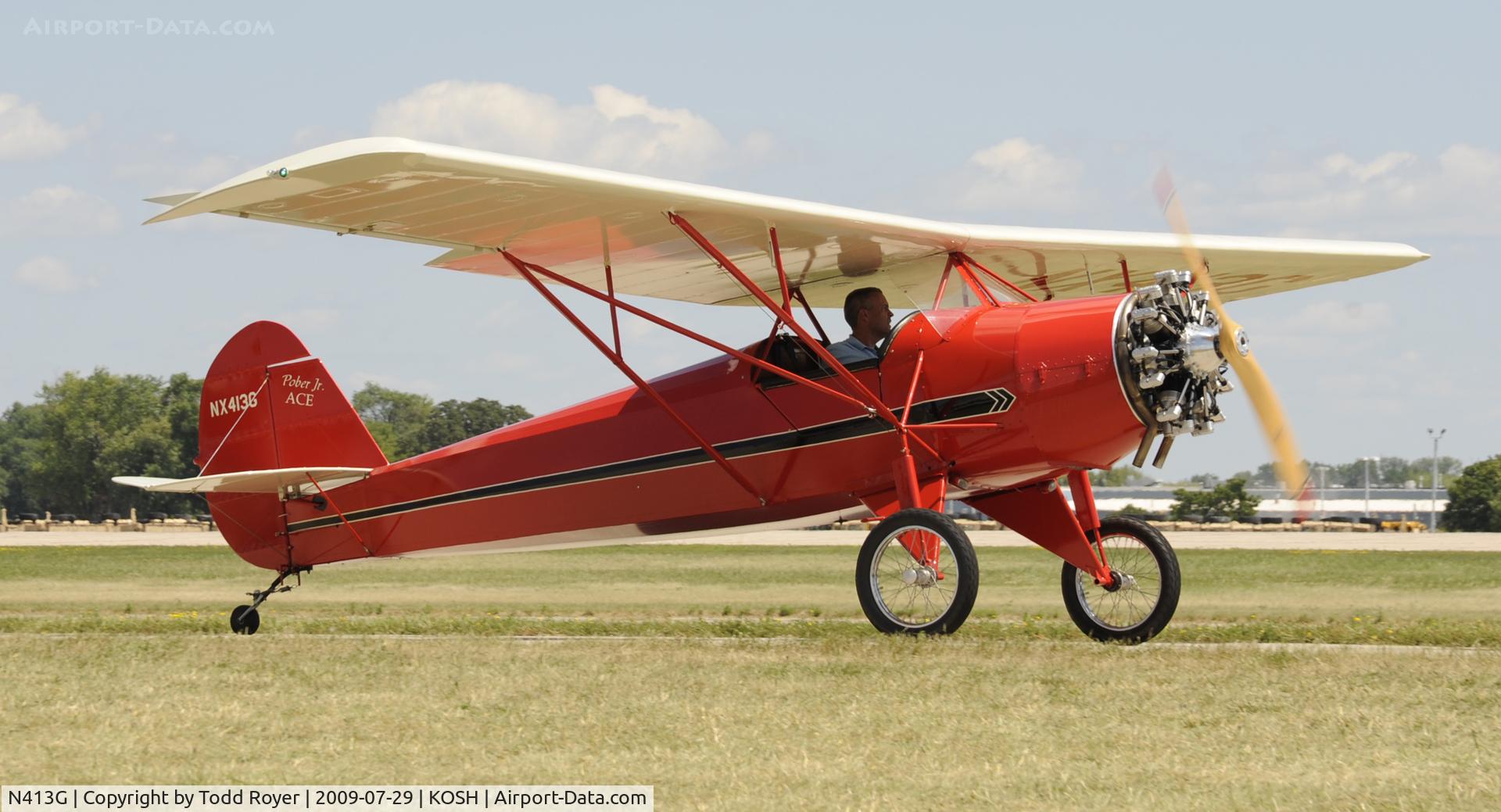 N413G, 2008 Pober Junior Ace C/N 61-N, EAA AIRVENTURE 2009