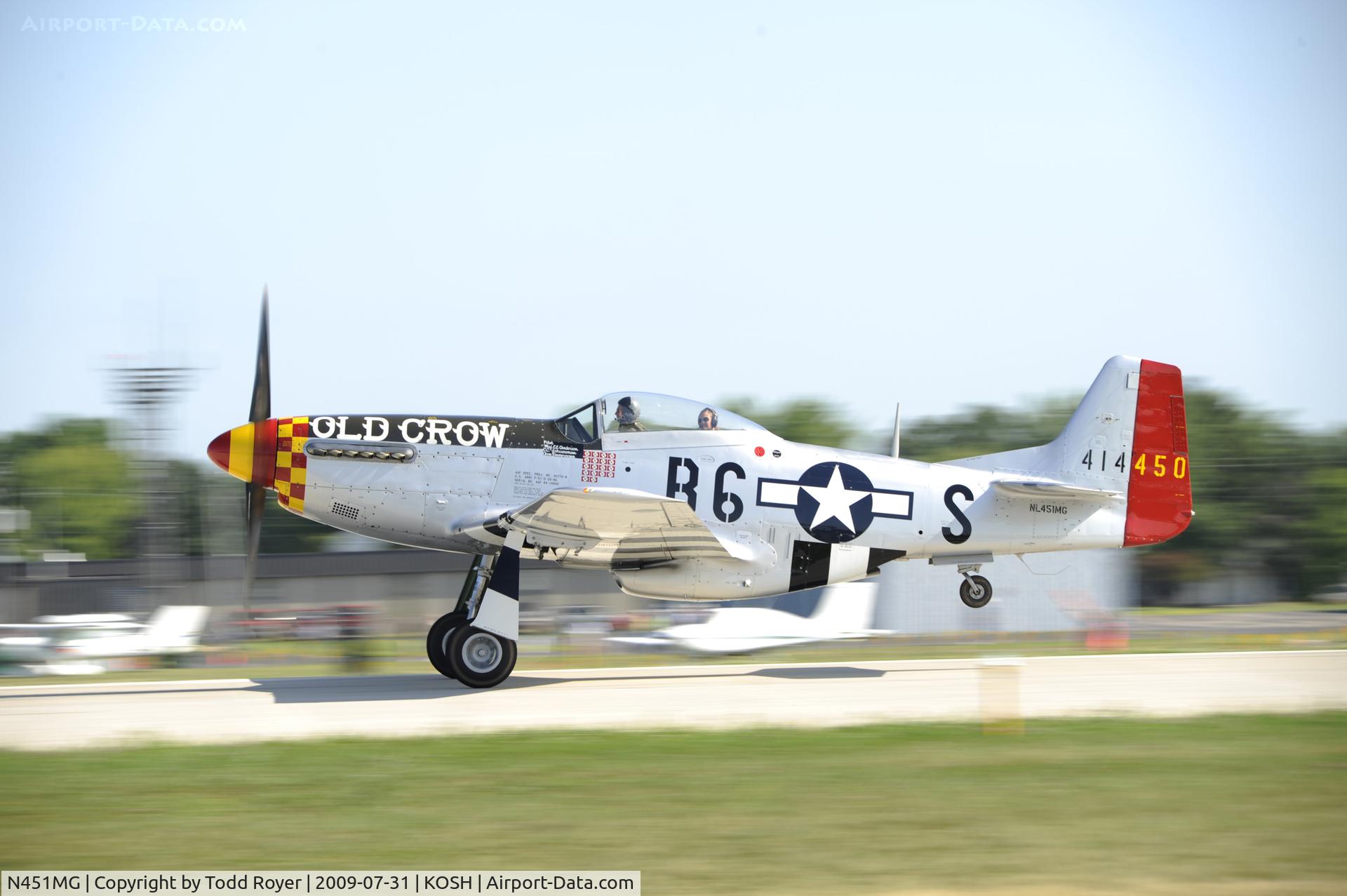 N451MG, 1944 North American P-51D Mustang C/N 44-74774, EAA AIRVENTURE 2009