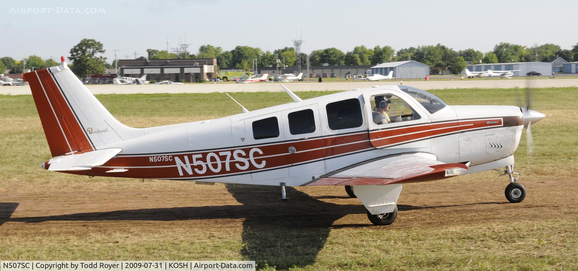 N507SC, 1978 Beech A36 Bonanza 36 C/N E-1278, EAA AIRVENTURE 2009