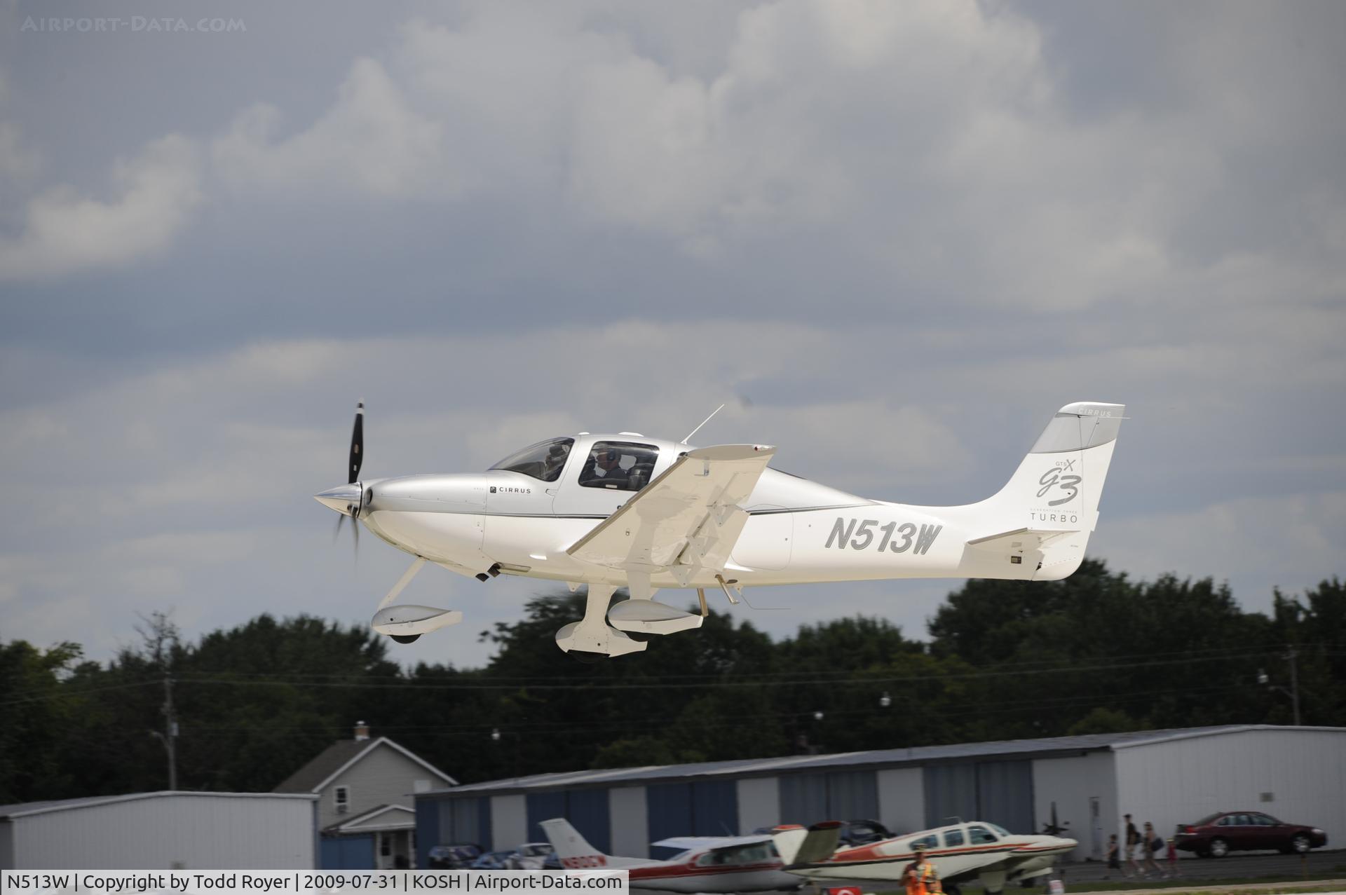 N513W, 2007 Cirrus SR22 C/N 2707, EAA AIRVENTURE 2009