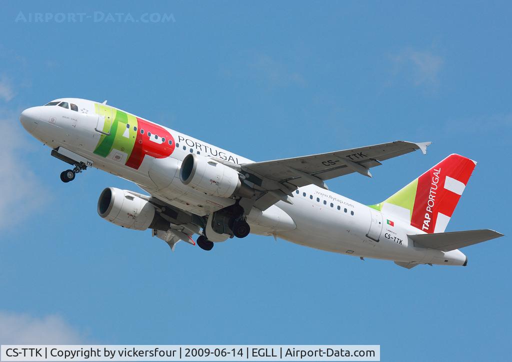 CS-TTK, 1999 Airbus A319-111 C/N 1034, Air Portugal