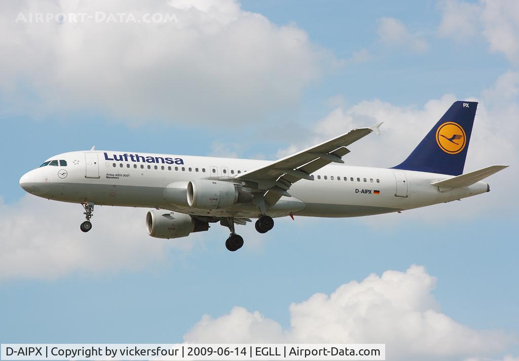 D-AIPX, 1990 Airbus A320-211 C/N 147, Lufthansa