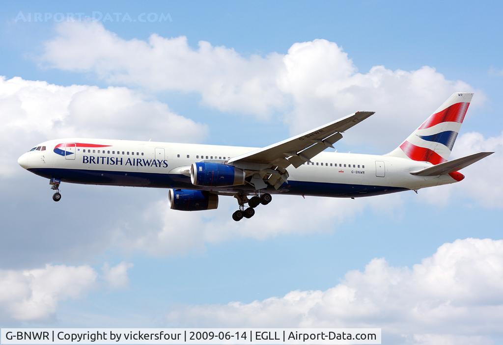 G-BNWR, 1992 Boeing 767-336 C/N 25732, British Airways