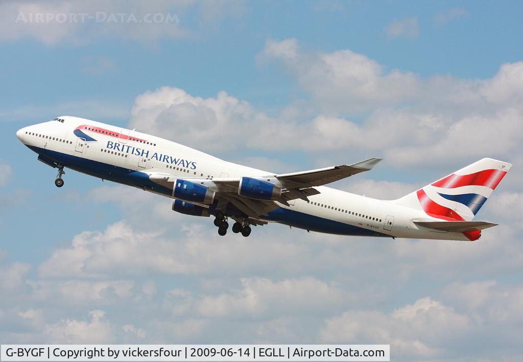 G-BYGF, 1999 Boeing 747-436 C/N 25824, British Airways