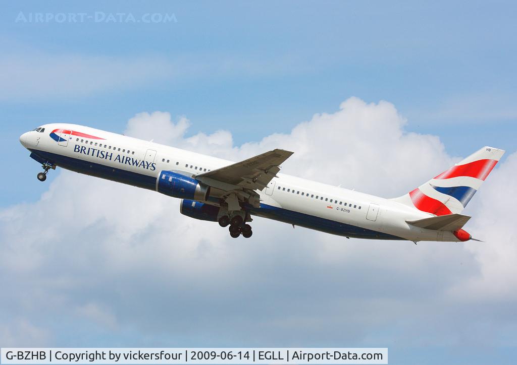 G-BZHB, 1998 Boeing 767-336 C/N 29231, British Airways