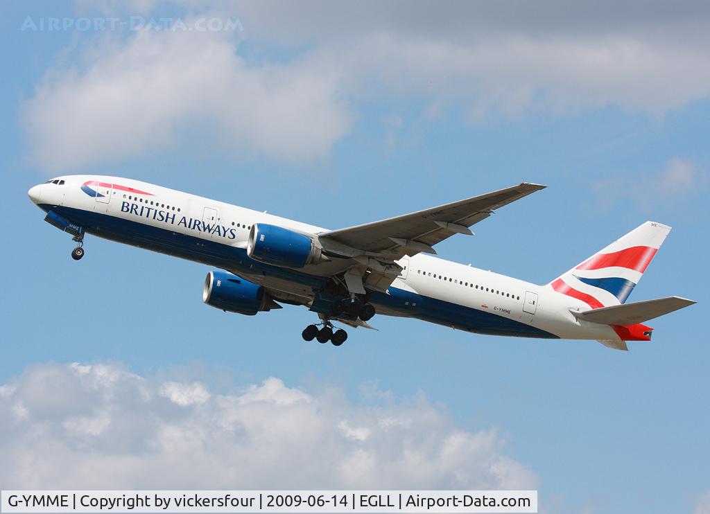 G-YMME, 2000 Boeing 777-236/ER C/N 30306, British Airways