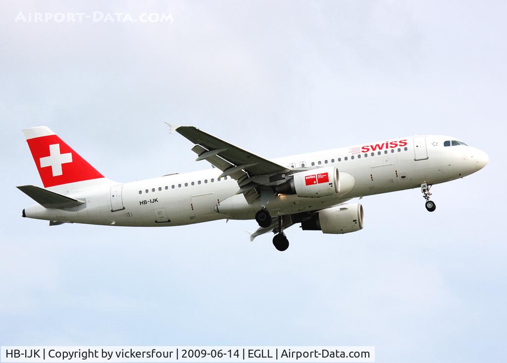 HB-IJK, 1996 Airbus A320-214 C/N 596, Swiss International