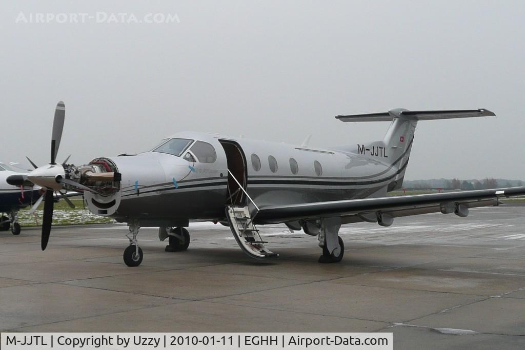 M-JJTL, 2009 Pilatus PC-12/47E C/N 1126, PILATUS 12/47E @ EGHH 11 JAN 2010
