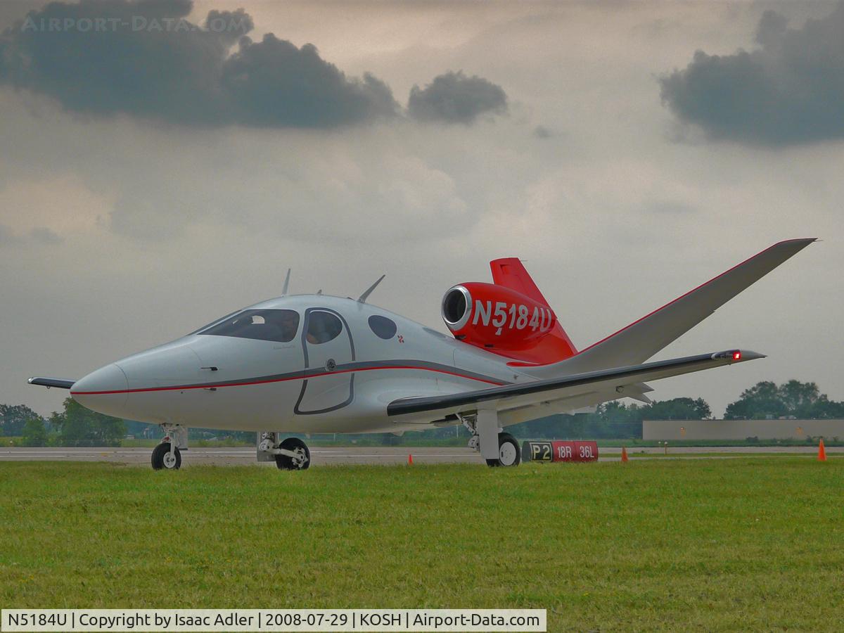 N5184U, 2007 Swift Engineering Inc Mark 400 C/N SE-400-001, Getting ready for takeoff