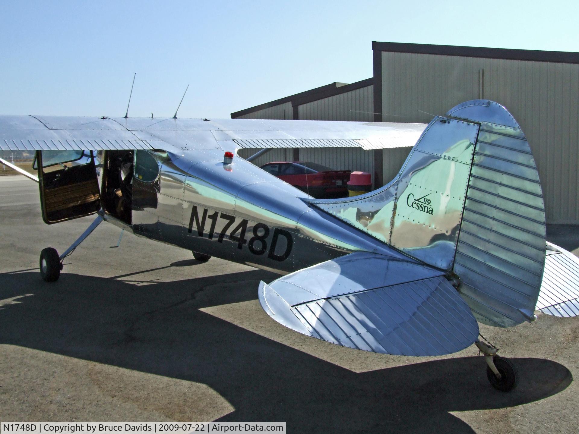 N1748D, 1951 Cessna 170A C/N 20191, 1951 Cessna 170A