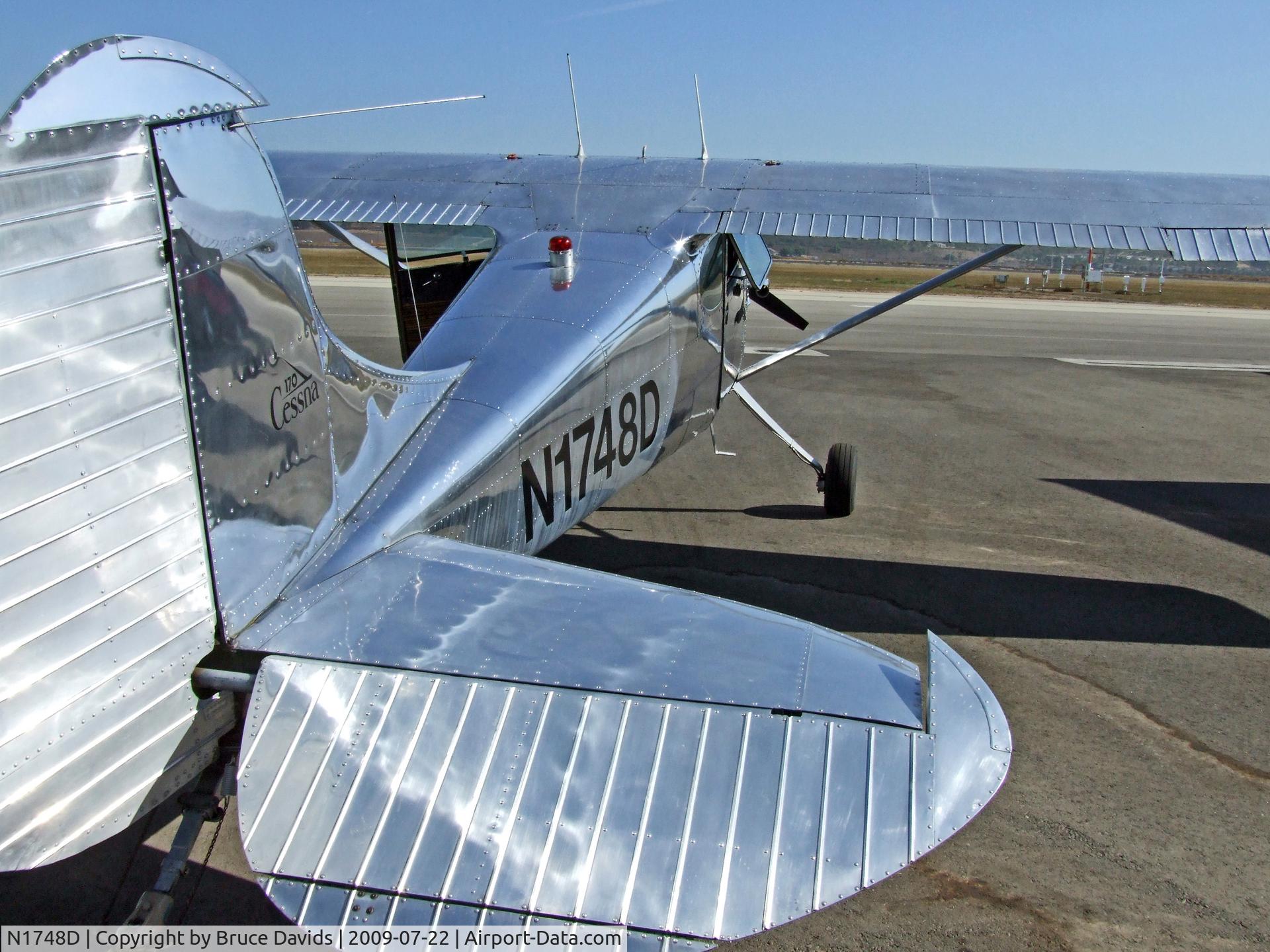 N1748D, 1951 Cessna 170A C/N 20191, 1951 Cessna 170A