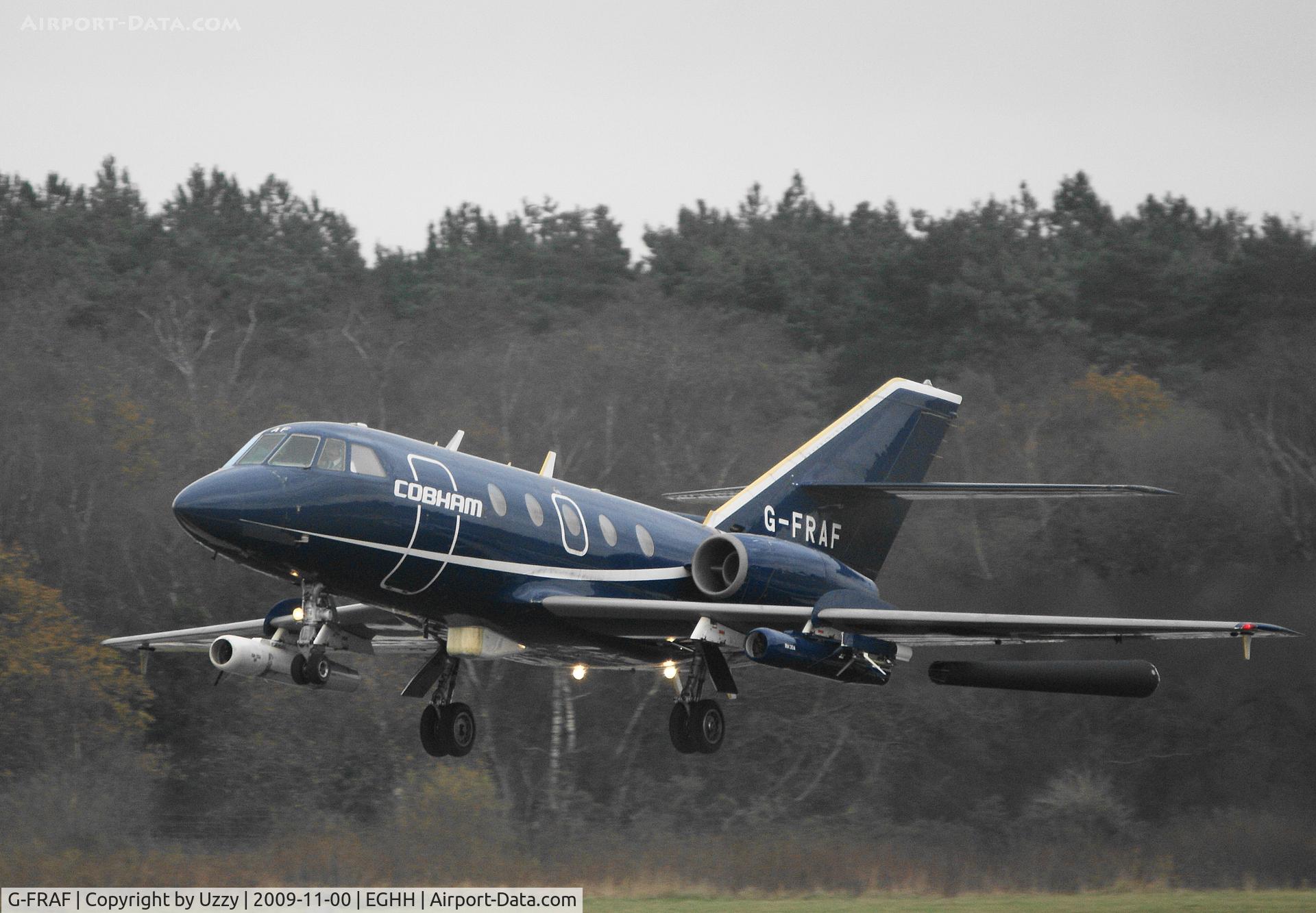 G-FRAF, 1974 Dassault Falcon (Mystere) 20E C/N 295, G-FRAF COBHAM AVIATION @ EGHH