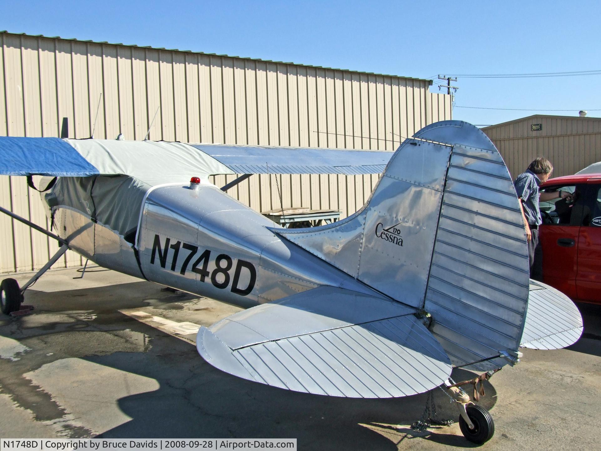 N1748D, 1951 Cessna 170A C/N 20191, 1951 Cessna 170