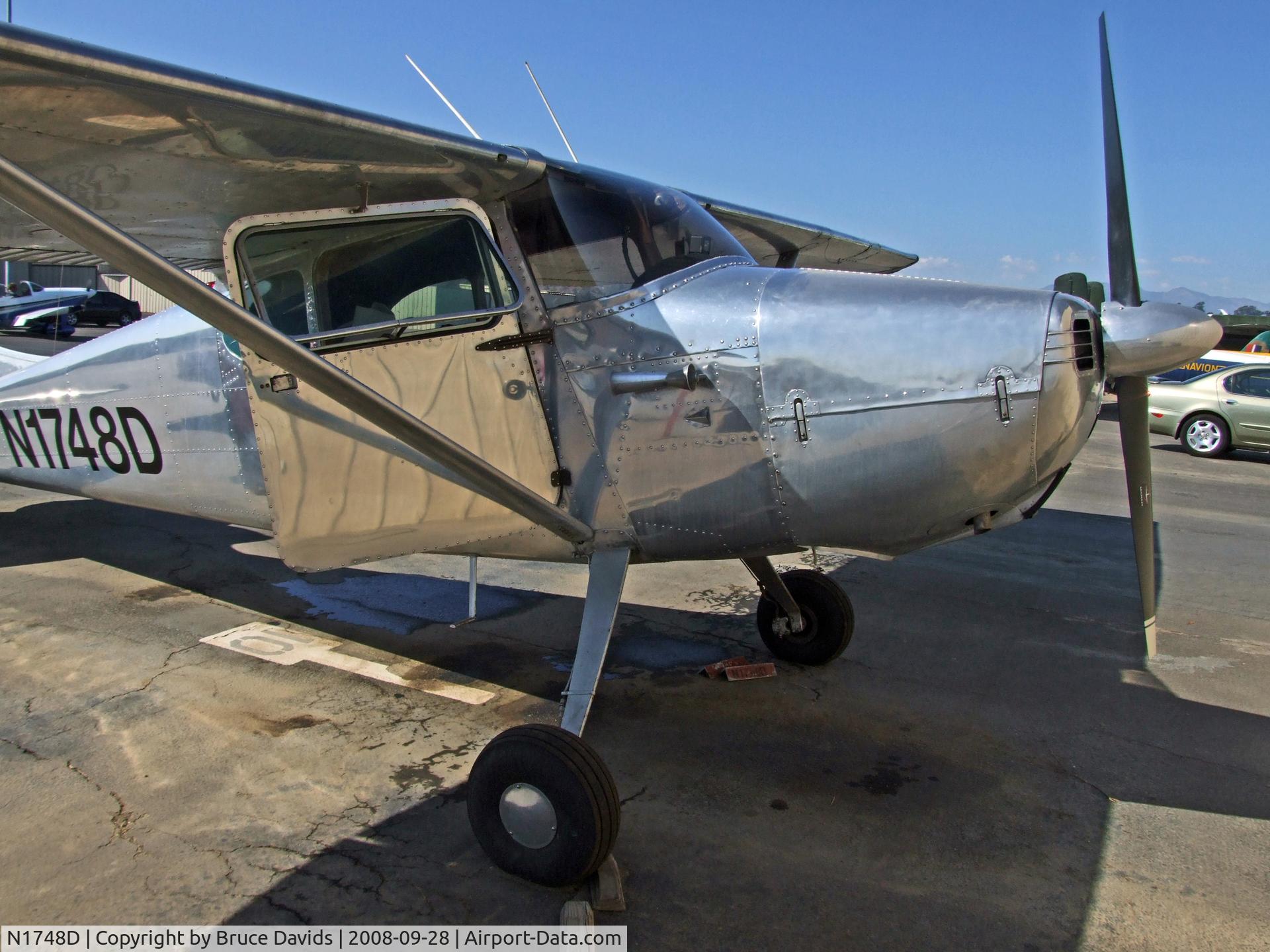 N1748D, 1951 Cessna 170A C/N 20191, 1951 Cessna 170A