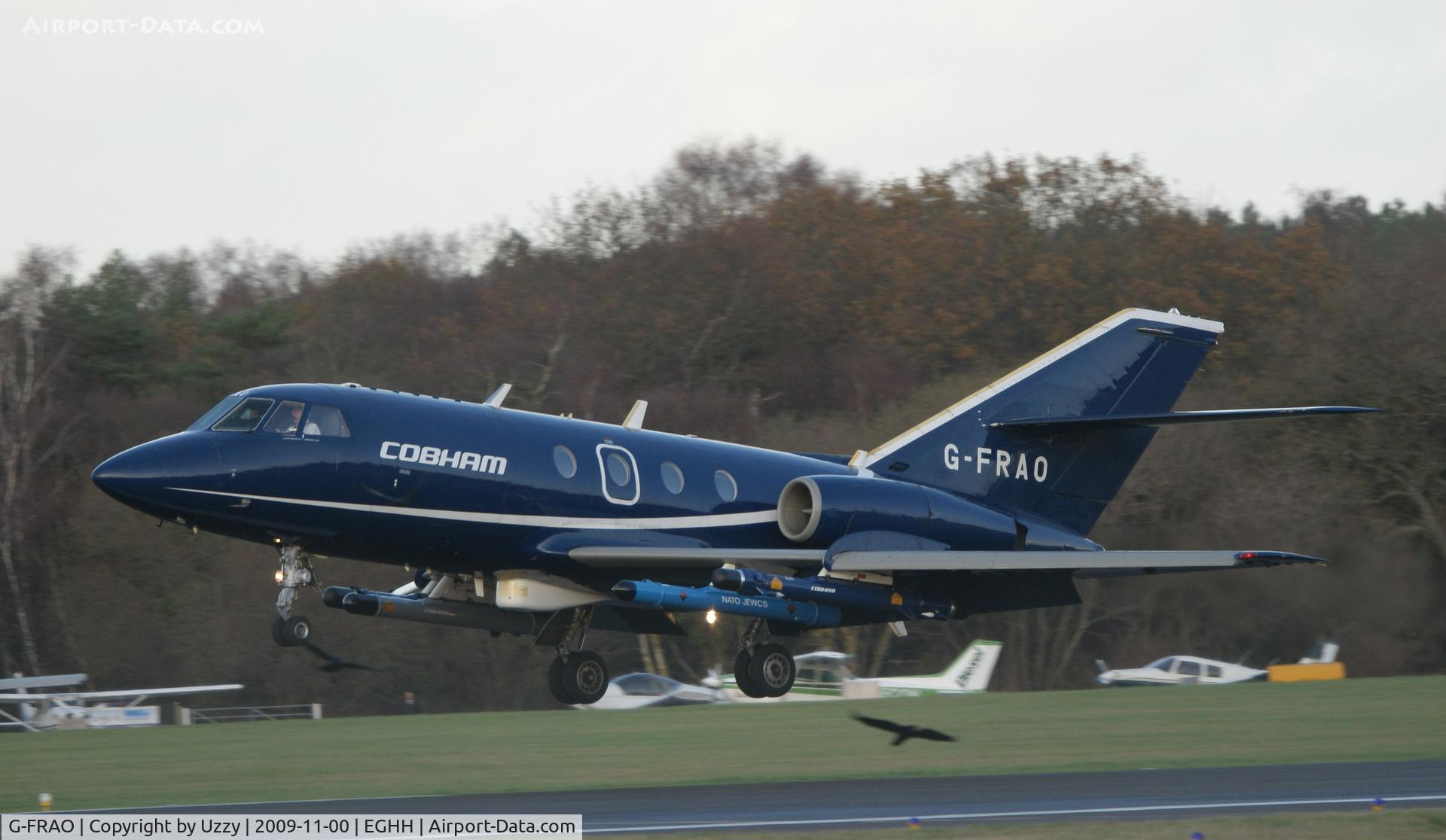 G-FRAO, 1969 Dassault Falcon (Mystere) 20DC C/N 214, G-FRAO COBHAM AVIATION