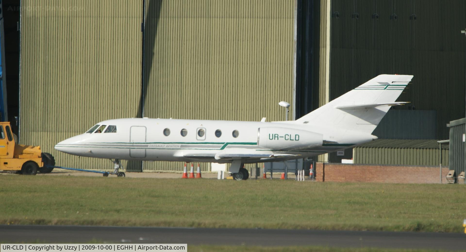 UR-CLD, 1974 Dassault Falcon (Mystere) 20E C/N 315, FALCON 20 at Cobham Aviation Hurn Oct 2009