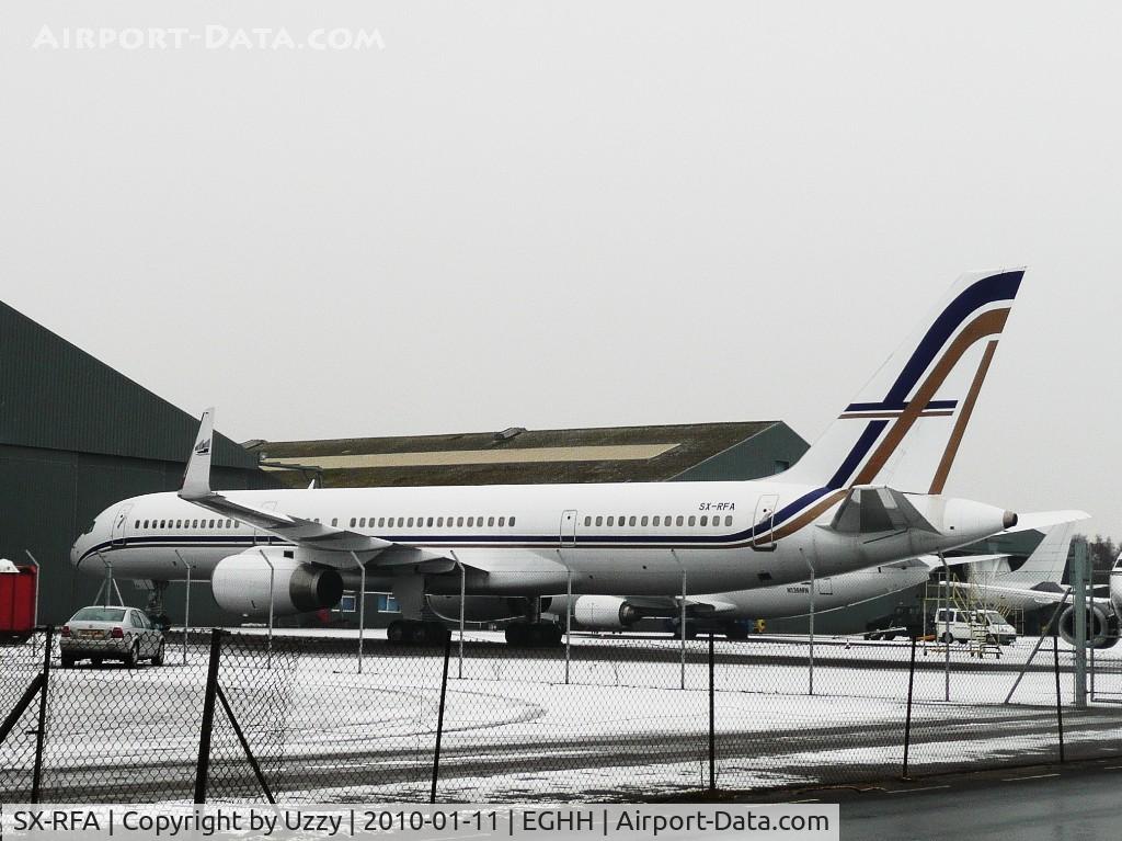 SX-RFA, 1999 Boeing 757-23N C/N 30232, BOEING 767 at European Aviation Hurn Jan 2010