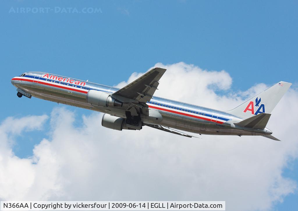 N366AA, 1991 Boeing 767-323/ER C/N 25193, American Airlines