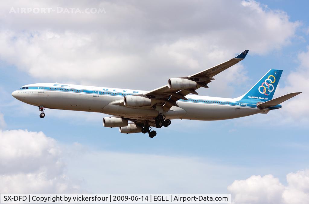 SX-DFD, 1999 Airbus A340-313 C/N 292, Olympic Airlines