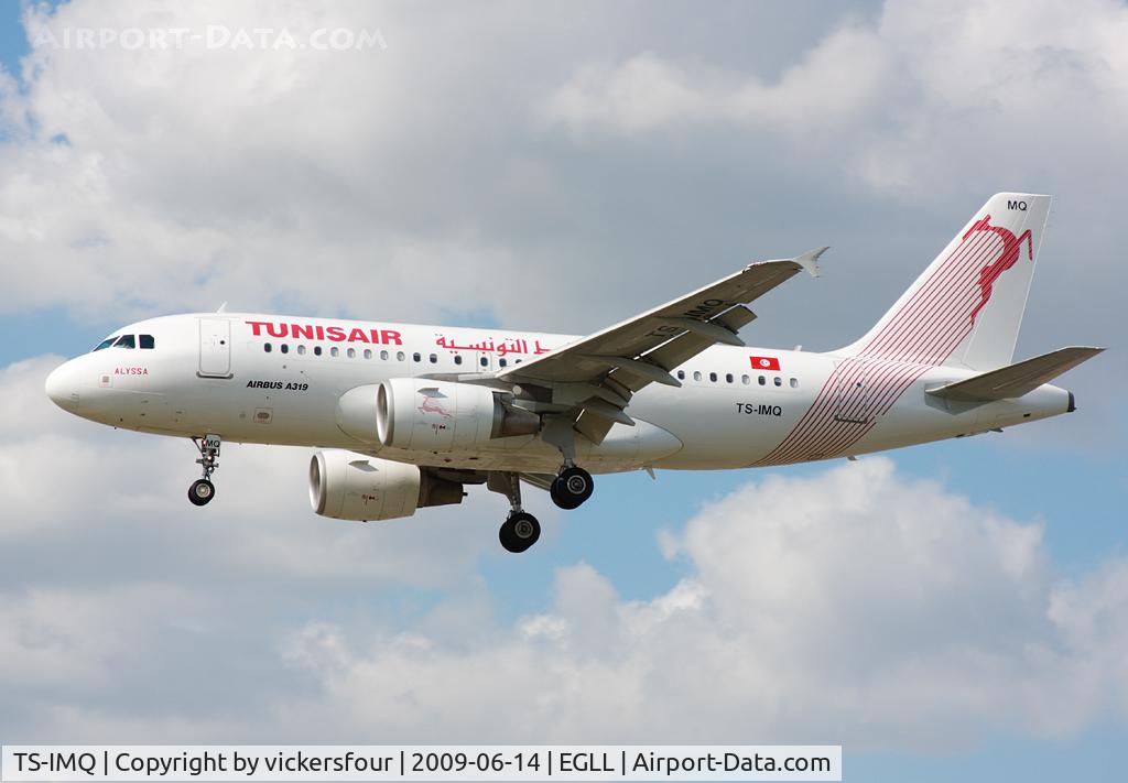 TS-IMQ, 2007 Airbus A319-112 C/N 3096, Tunis Air