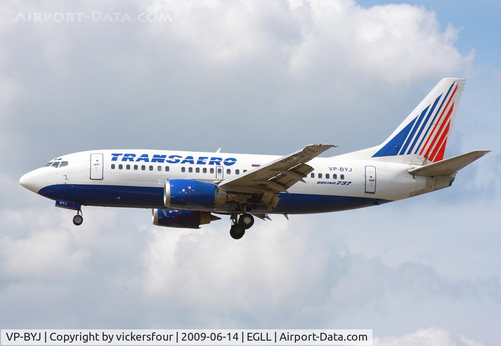 VP-BYJ, 1998 Boeing 737-524 C/N 28923, Transaero. B737-524 (c/n 28923).