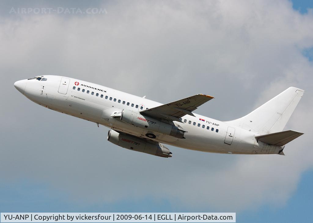 YU-ANP, 1987 Boeing 737-2K3 C/N 23912, Aviogenex. B737-2KS (c/n 23912).