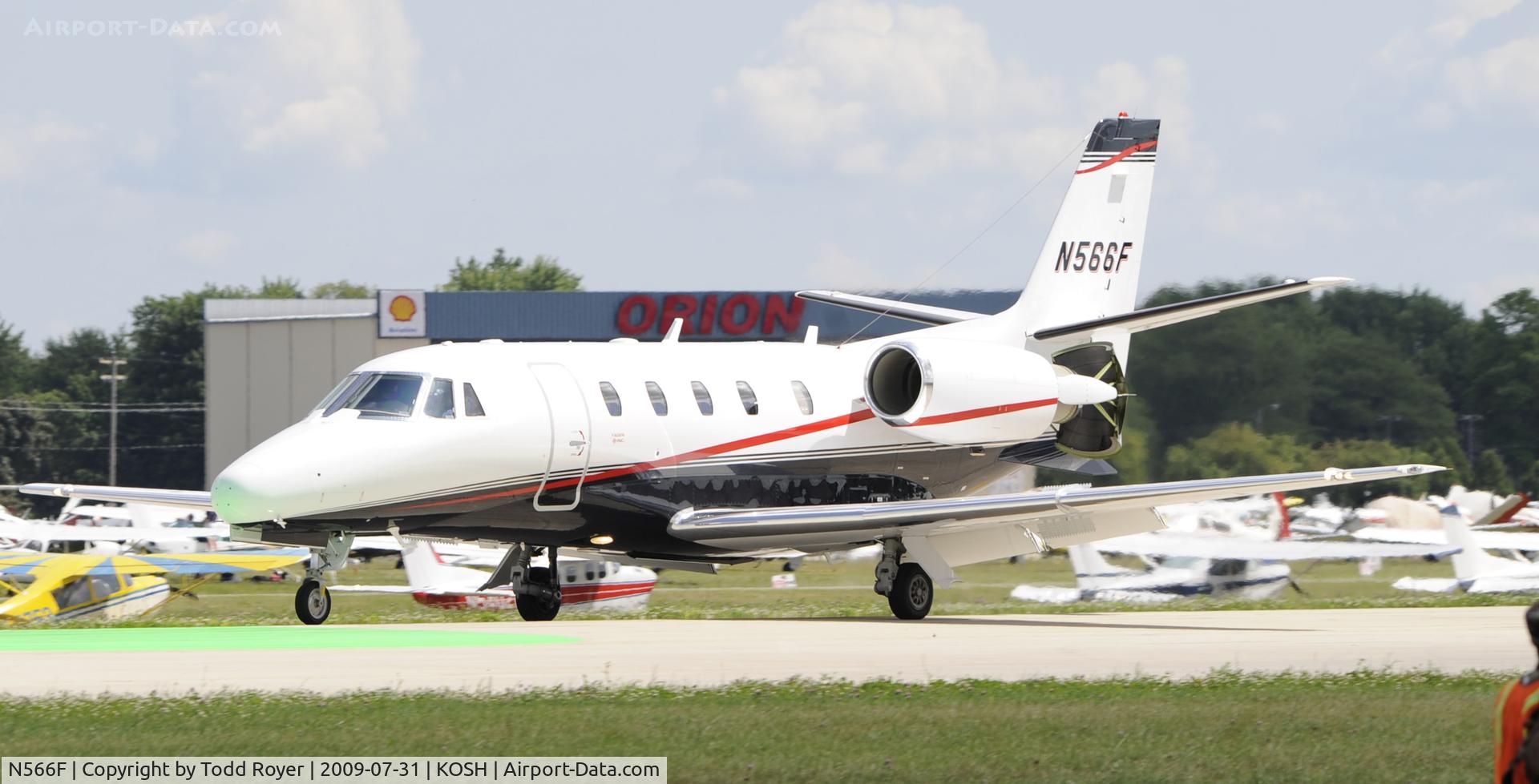 N566F, 2005 Cessna 560XLS Citation Excel C/N 560-5606, EAA AIRVENTURE 2009