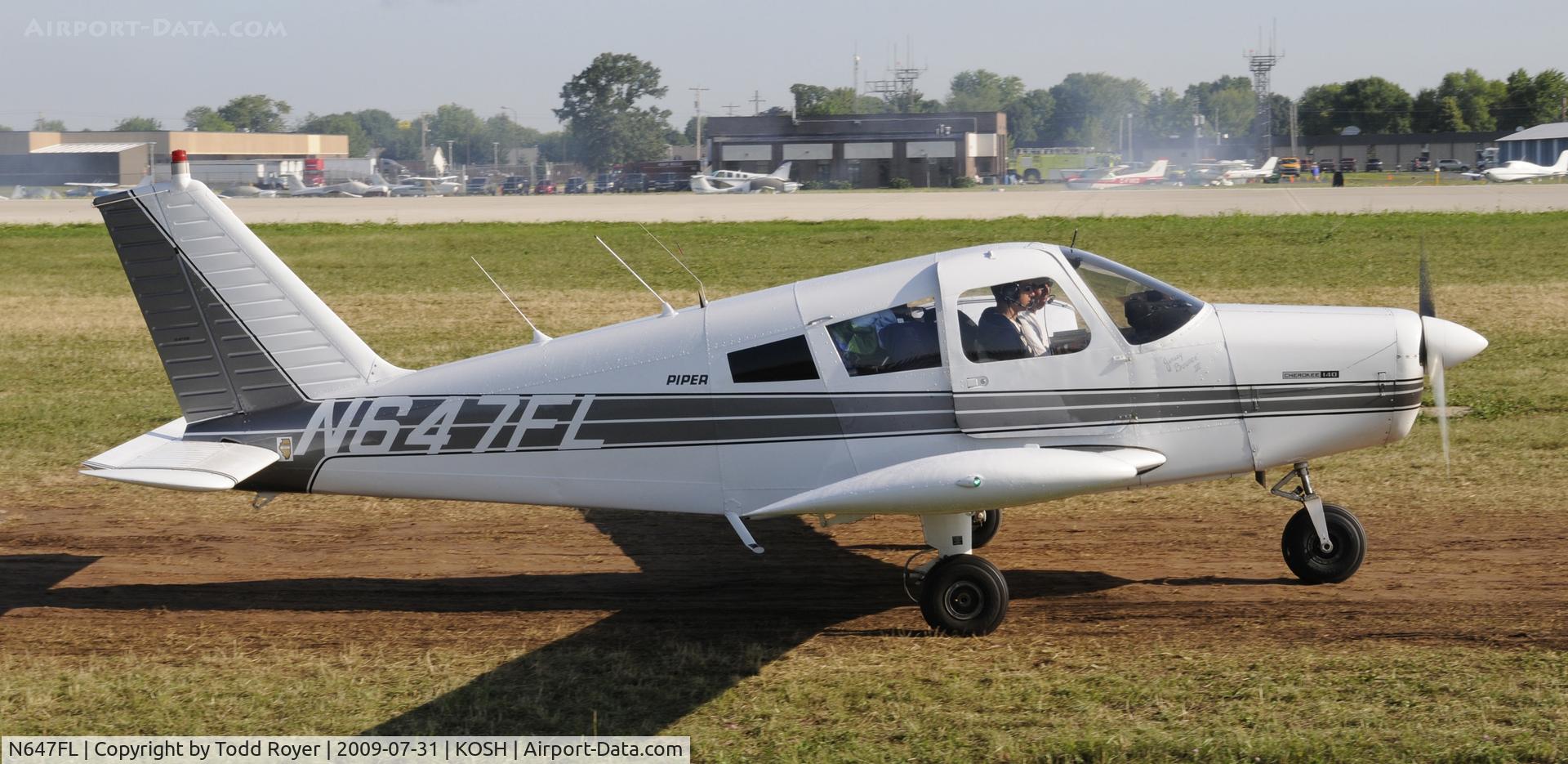 N647FL, 1971 Piper PA-28-140 C/N 28-7125555, EAA AIRVENTURE 2009