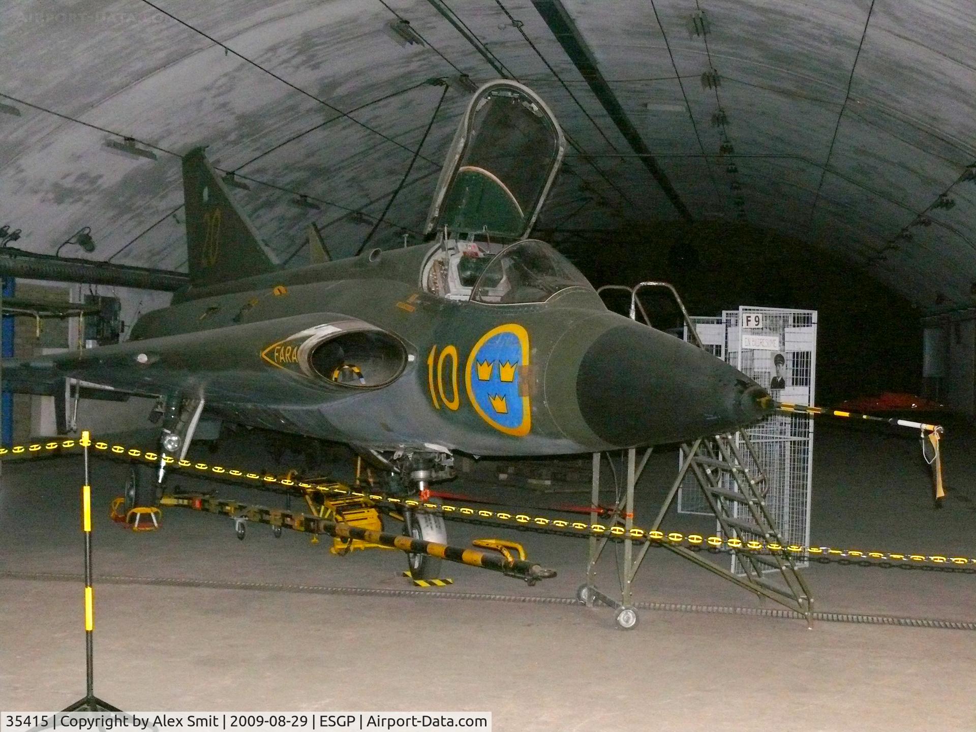 35415, Saab J-35F Draken C/N 35-415, SAAB SKJ35F1 Draken 35415/20/10 Swedish Air Force