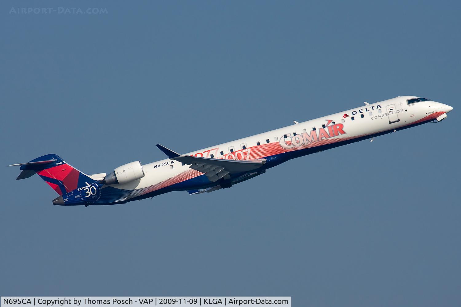 N695CA, 2006 Bombardier CRJ-900ER (CL-600-2D24) C/N 15097, Delta Connection