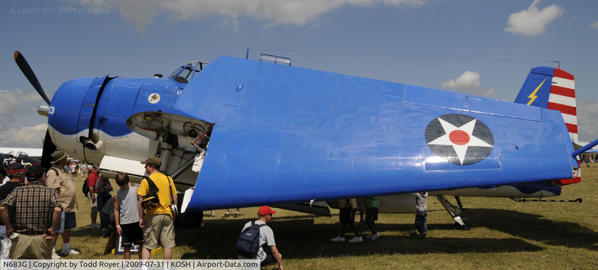 N683G, 1943 Grumman TBM-3E Avenger C/N 53768, EAA AIRVENTURE 2009