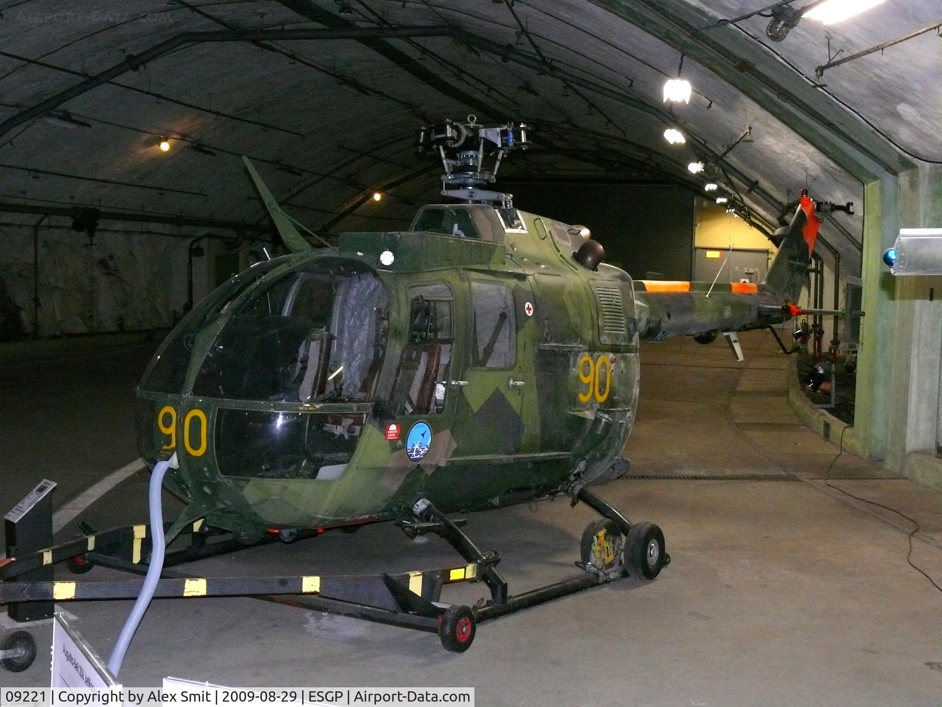09221, MBB Hkp9A (Bo-105CB-3) C/N S-1721, MBB HKP9/Bo105 09221/90 Swedish Air Force