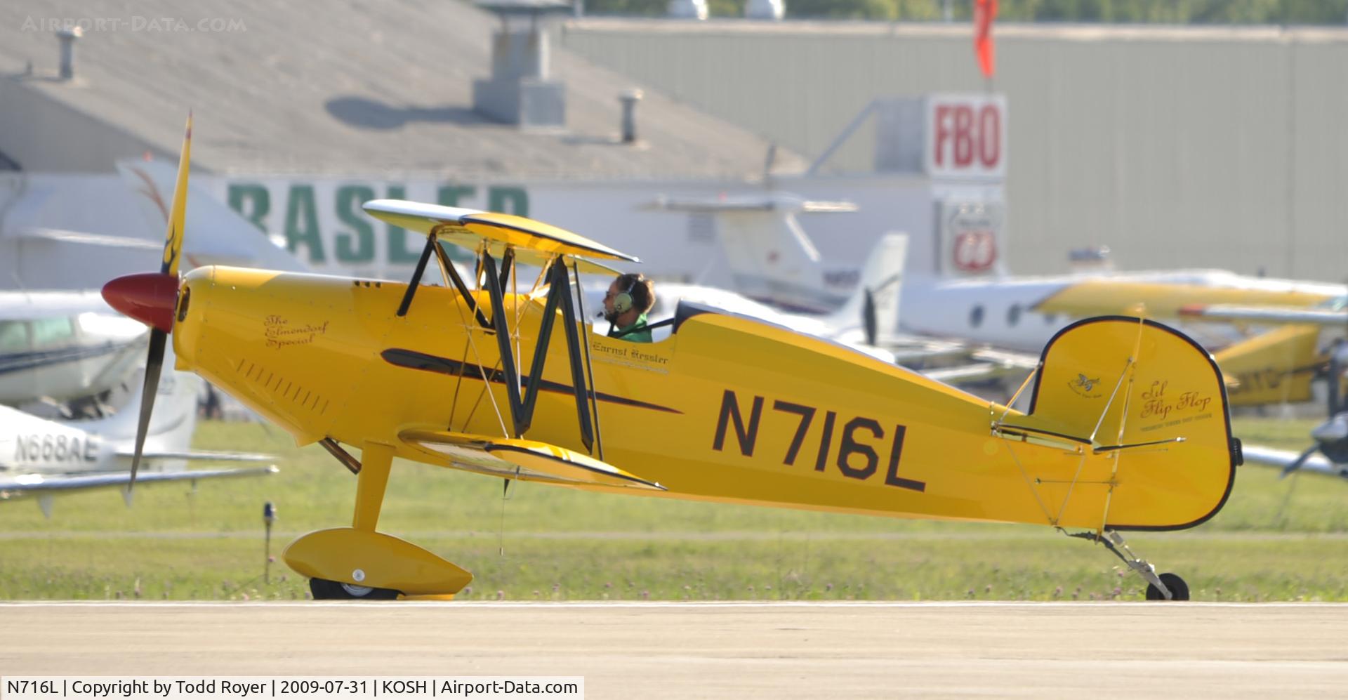 N716L, 1969 Elmendorf Special 1 C/N 1, EAA AIRVENTURE 2009