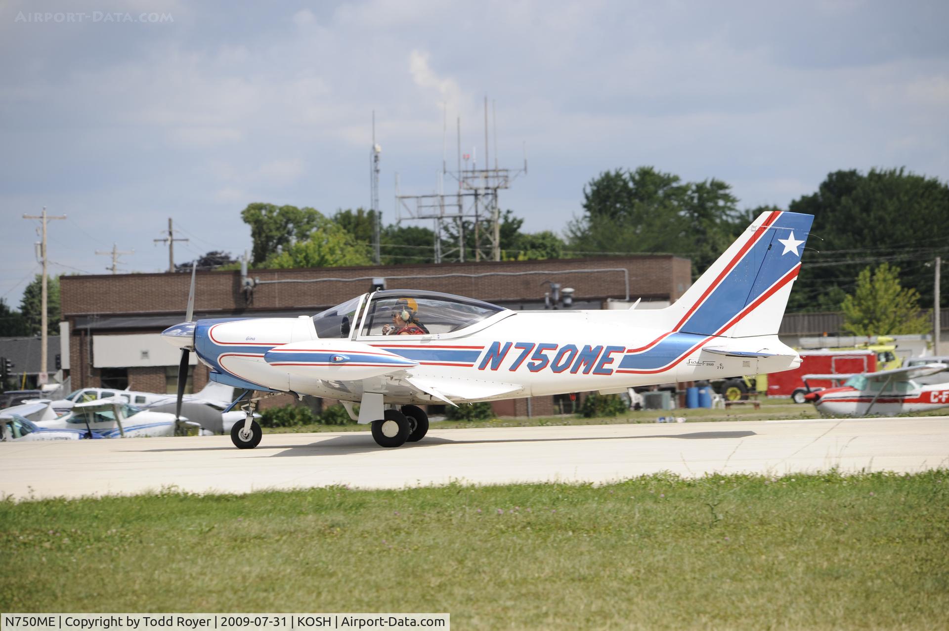 N750ME, 1983 SIAI-Marchetti SF-260 C/N 717, EAA AIRVENTURE 2009
