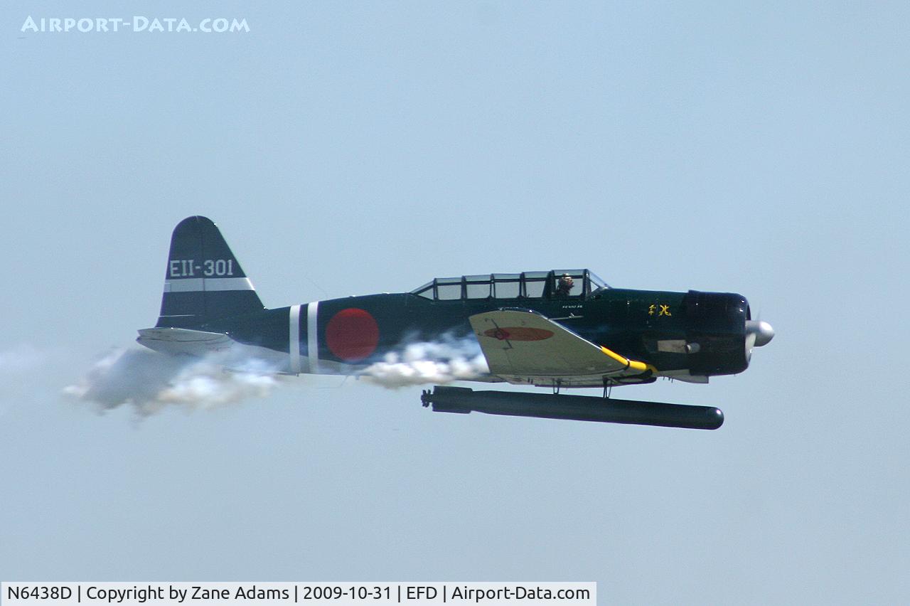 N6438D, 1944 North American SNJ-5C Texan Texan C/N 88-17652, Tora Tora Tora replica Kate at the 2009 Wings Over Houston Airshow