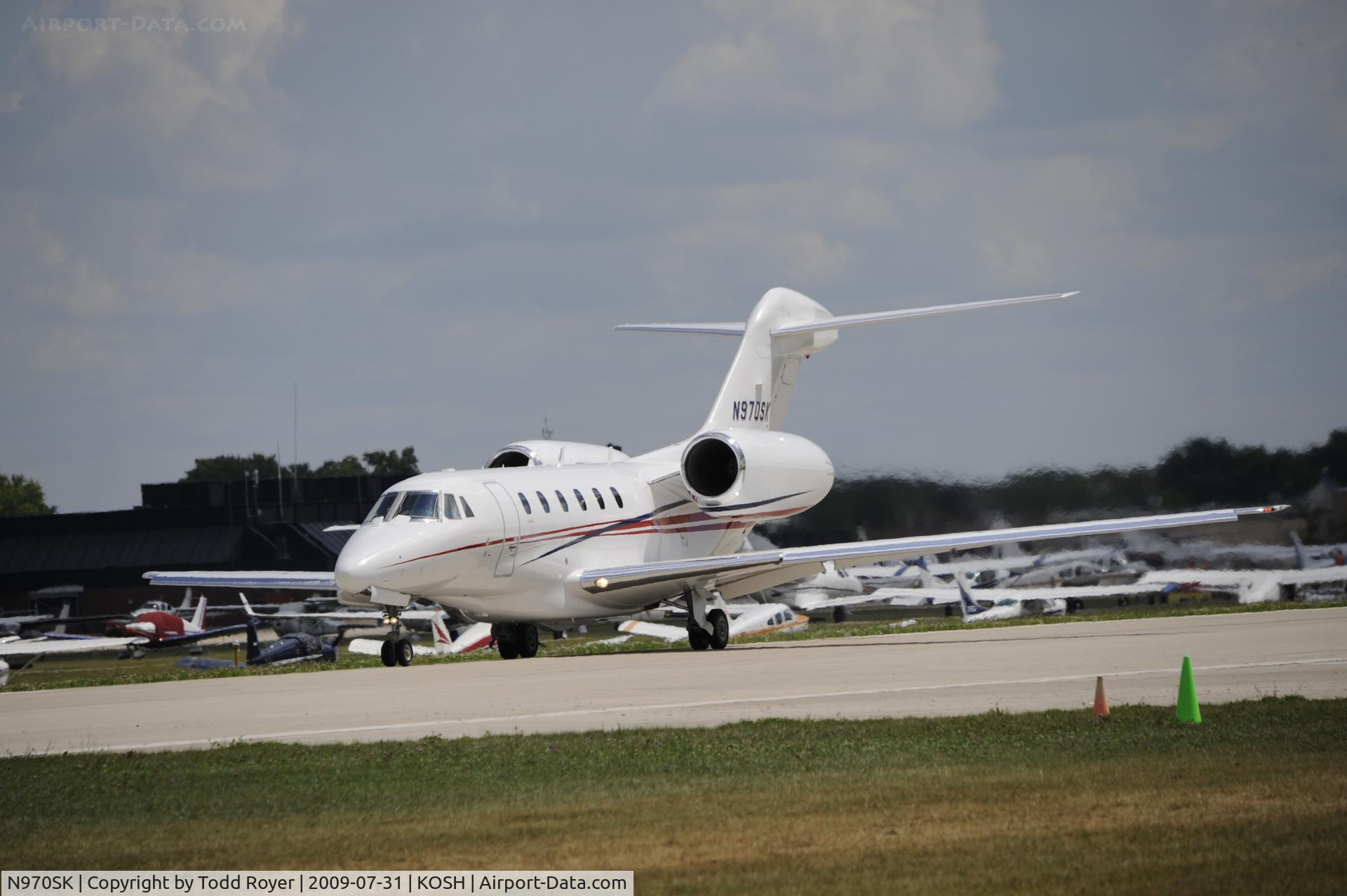 N970SK, 2002 Cessna 750 Citation X C/N 750-0186, EAA AIRVENTURE 2009
