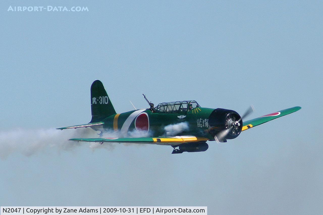 N2047, 1952 Canadian Car & Foundry T-6 Harvard Mk.4 C/N CCF4-83, Tora Tora Tora replica Kate at the 2009 Wings Over Houston Airshow