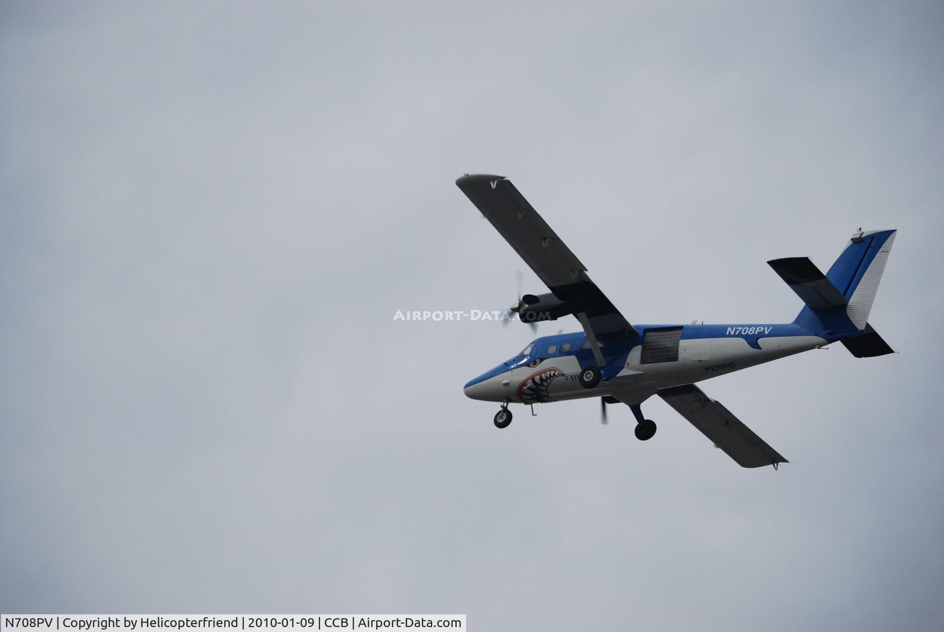 N708PV, 1976 De Havilland Canada DHC-6-300 Twin Otter C/N 489, Sent by a friend Dina Printy for posting. Sky Divers came out for Cable Air Show