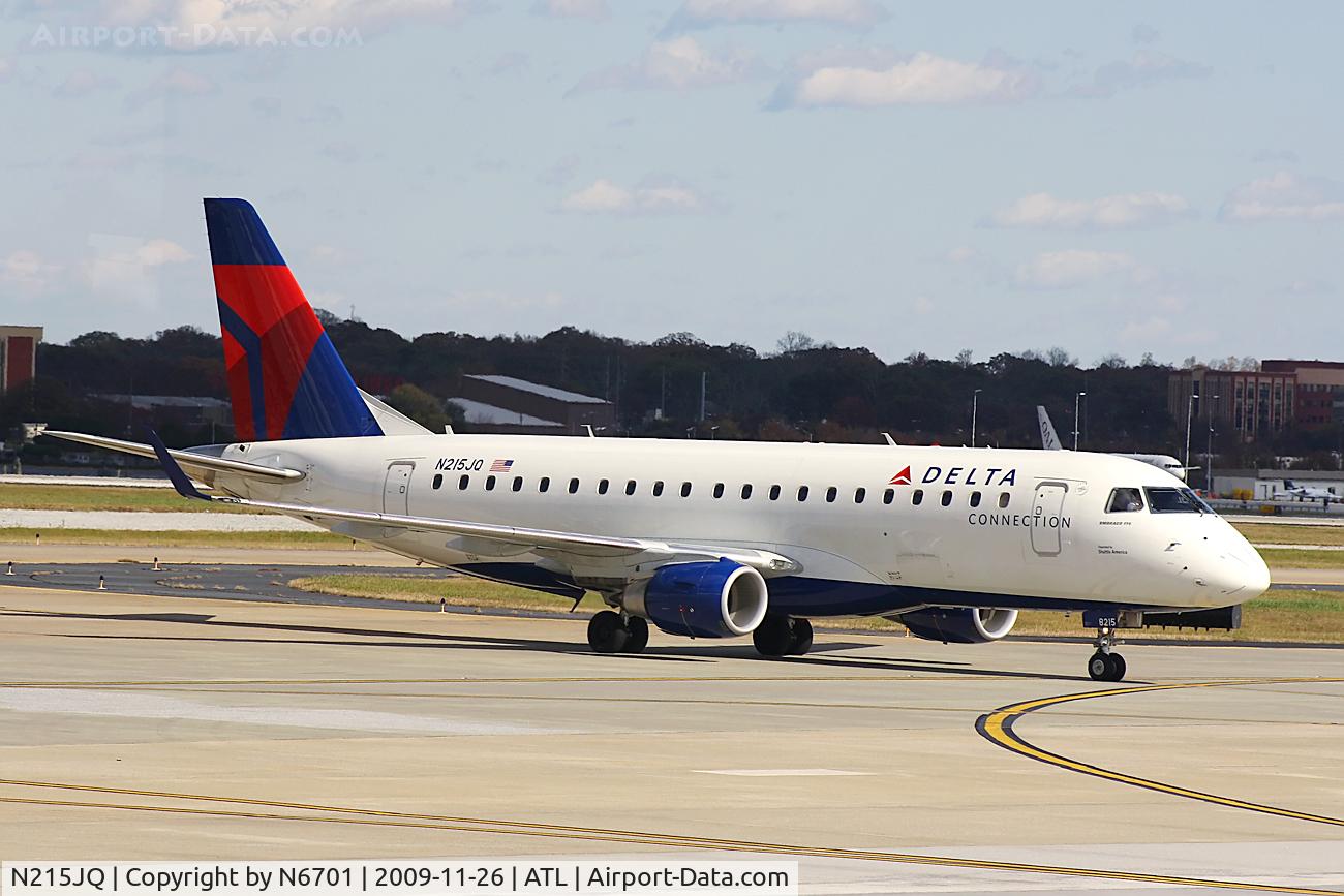 N215JQ, 2009 Embraer 175LR (ERJ-170-200LR) C/N 17000270, Delta Connection