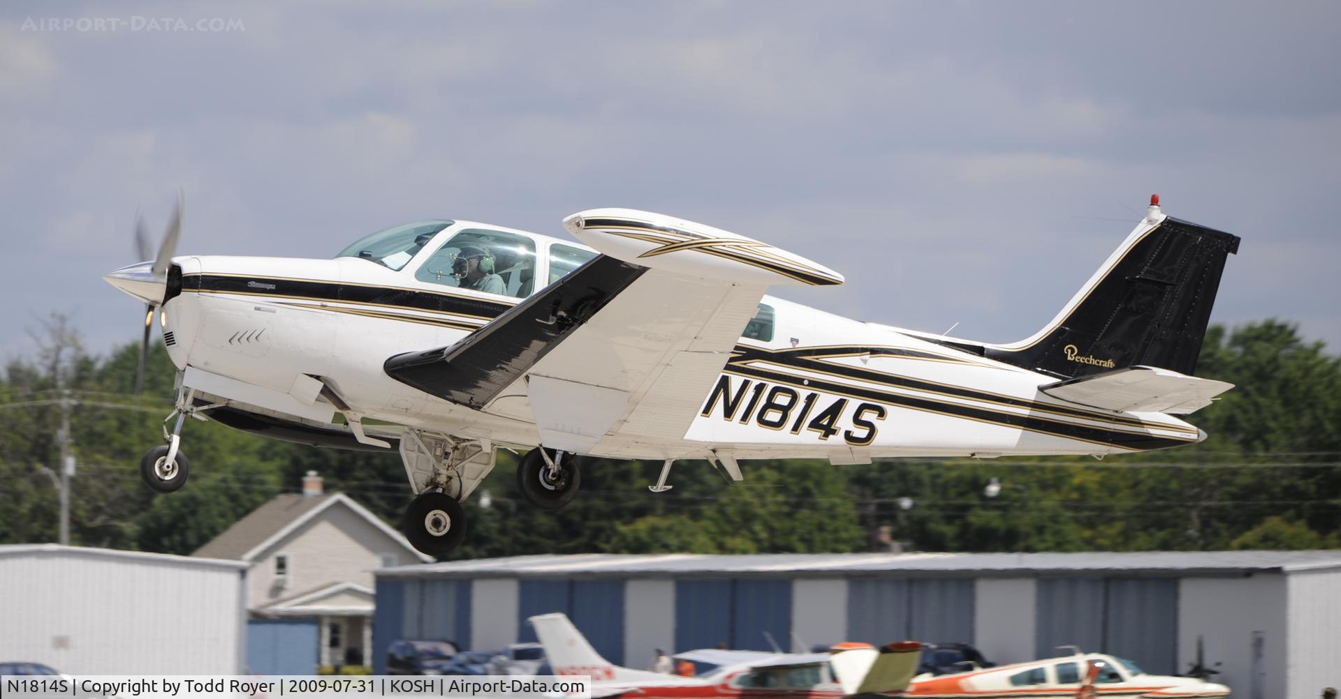 N1814S, 1981 Beech A36 Bonanza 36 C/N E-1883, EAA AIRVENTURE 2009
