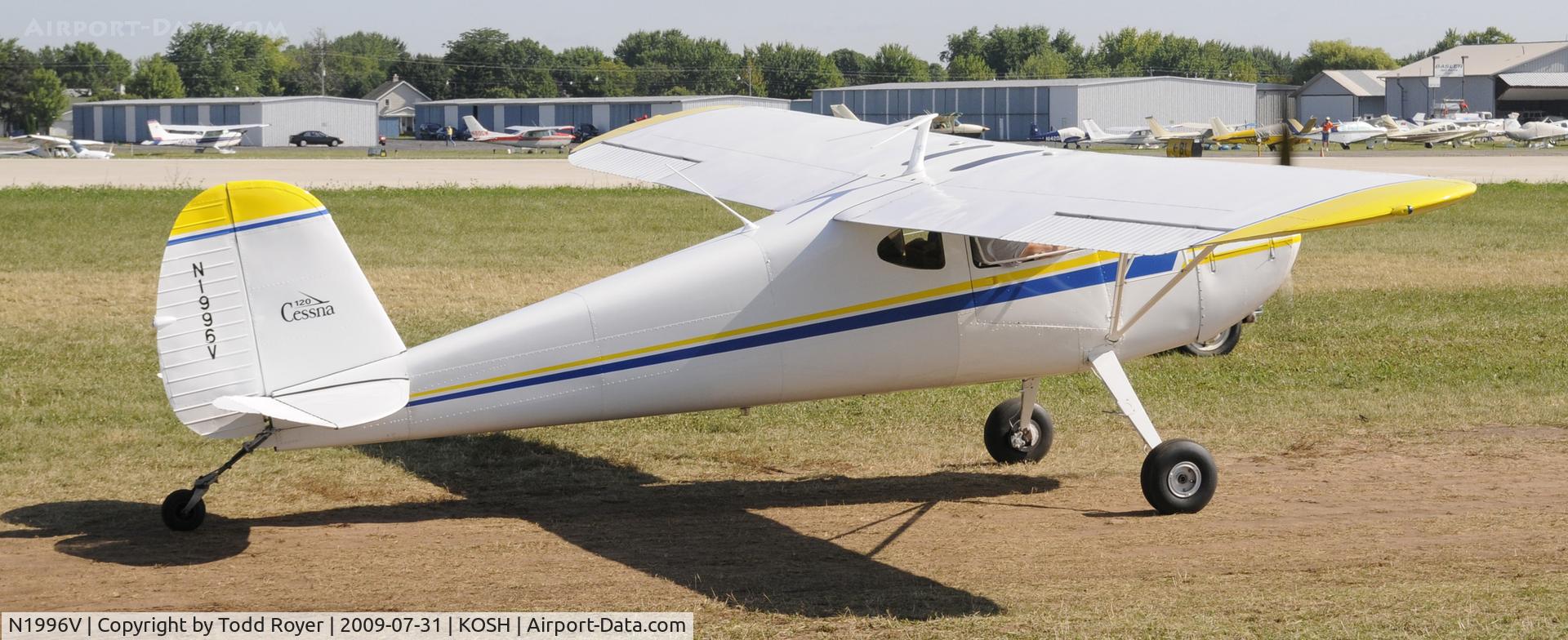 N1996V, 1947 Cessna 120 C/N 14207, EAA AIRVENTURE 2009
