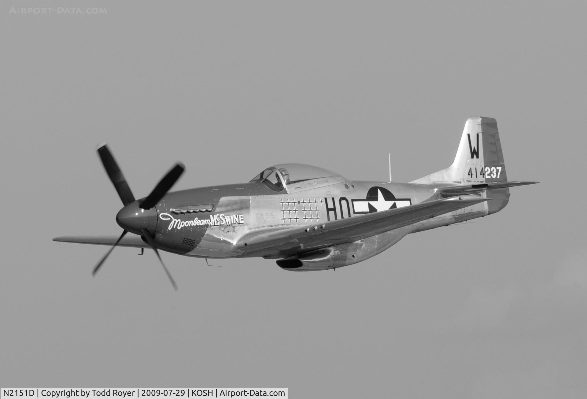 N2151D, 1944 North American F-51D Mustang C/N 122-40196, EAA AIRVENTURE 2009