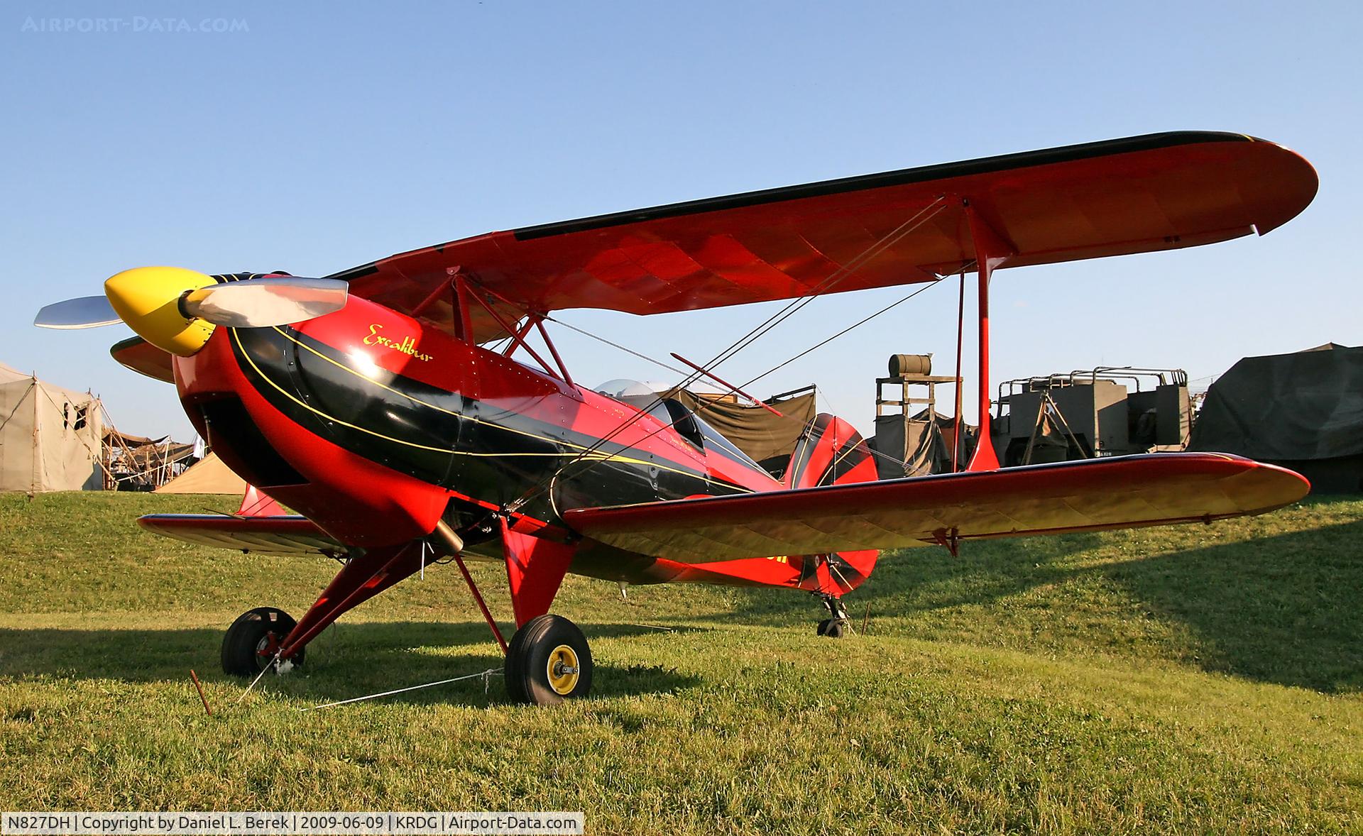 N827DH, 1996 Steen Skybolt C/N 001 (N827DH), This beautiful homebuilt aircraft is part of the MAAM collection.