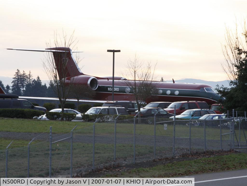 N500RD, 2006 Gulfstream Aerospace GV-SP (G500) C/N 5105, N500RD in Hillsboro, OR