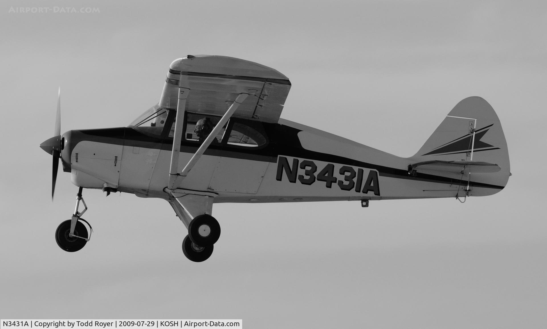 N3431A, 1953 Piper PA-22-135 Tri-Pacer C/N 22-1700, EAA AIRVENTURE 2009