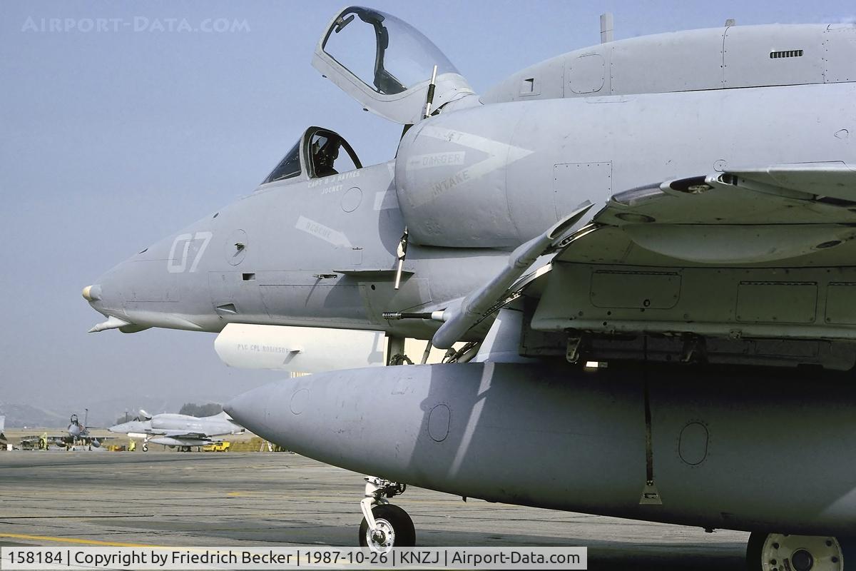 158184, Douglas A-4M Skyhawk C/N 14221, Cockpit section of a US Marines A-4M at MCAS El Toro