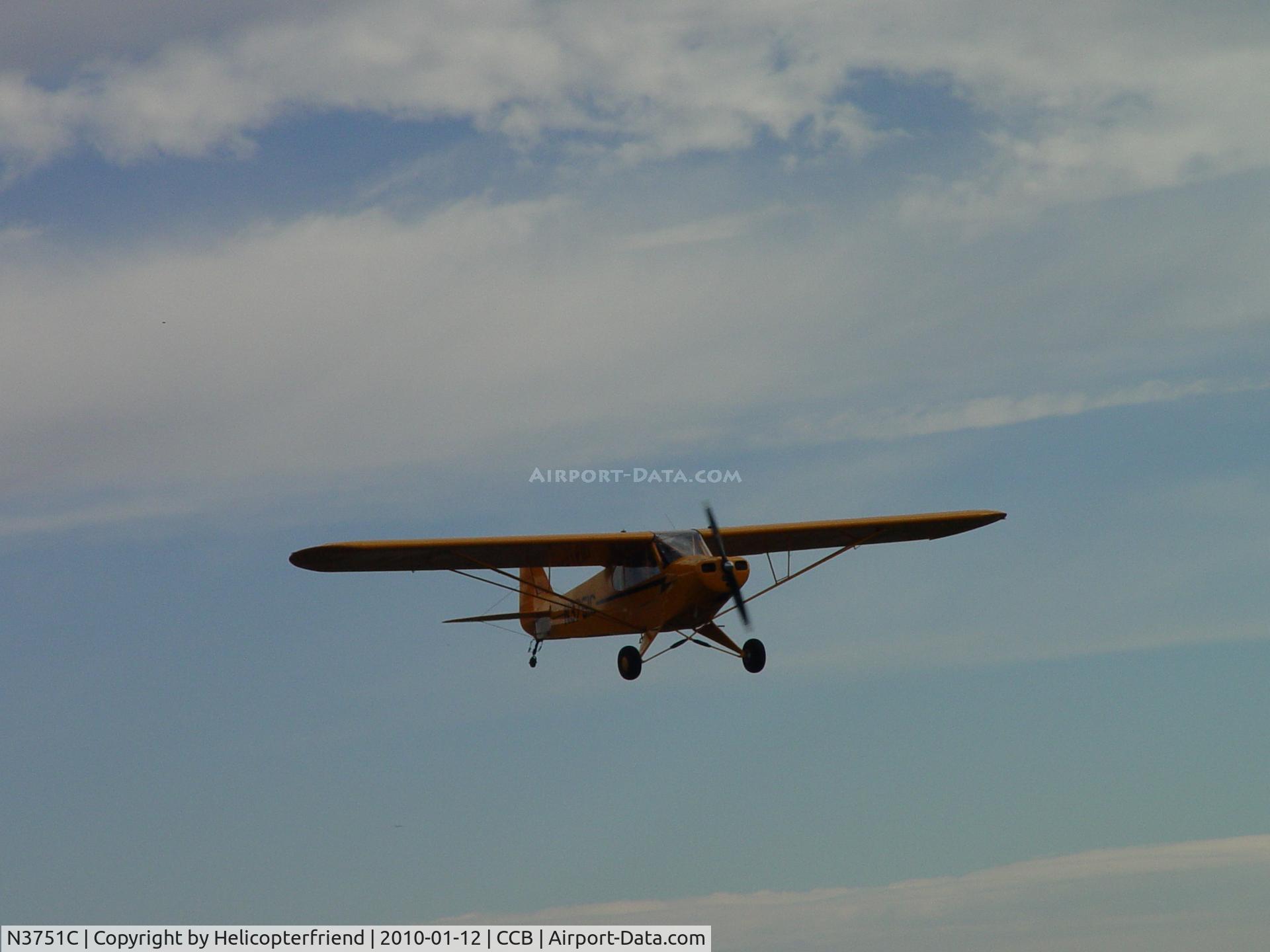 N3751C, 2008 American Legend AL11 C/N AL-1121, On final to runway 24