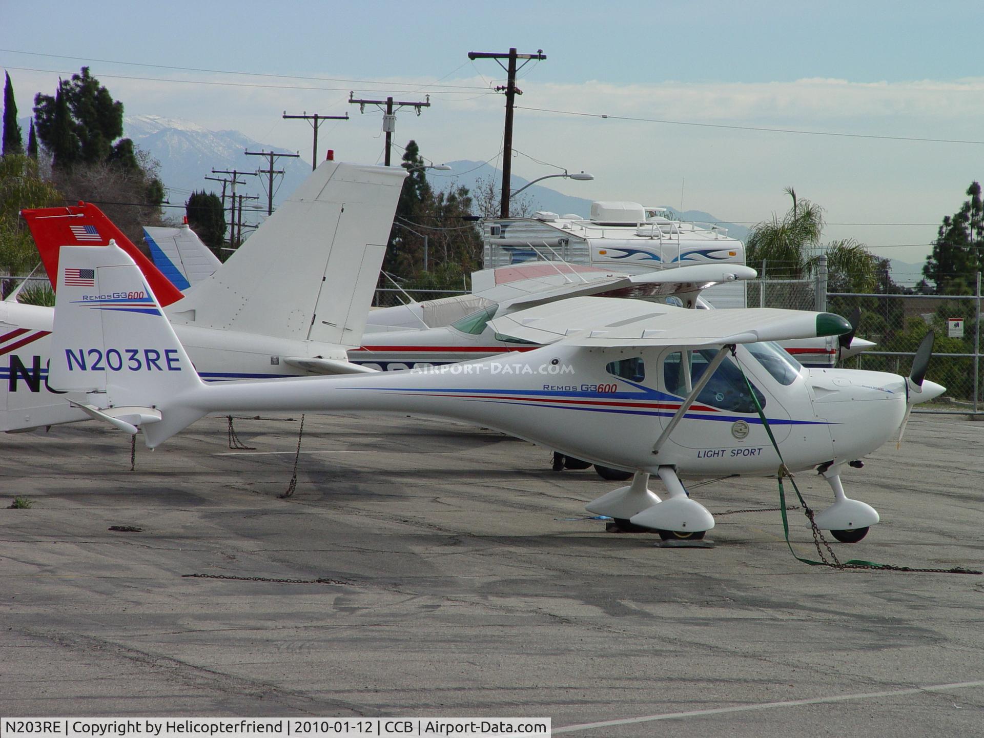 N203RE, 2007 Remos G-3/600 Mirage C/N 203, Parked at Foothill Aircraft